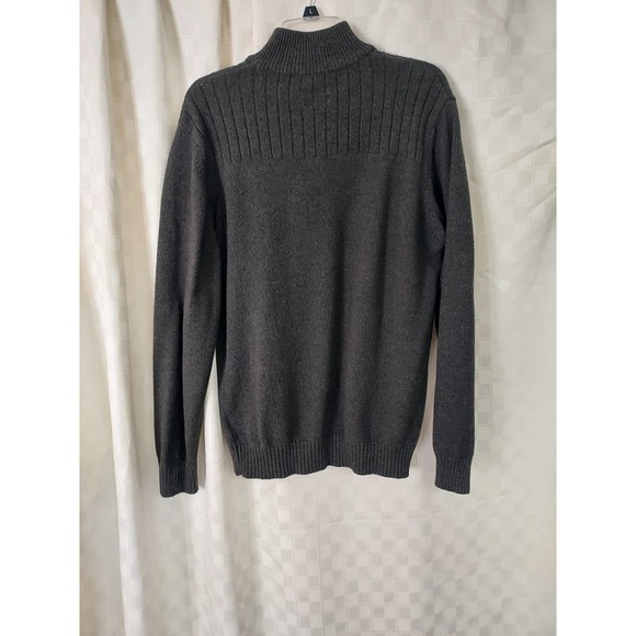 Covington Green-Quarter Zip Pull Over Dark Knit - Picture 3 of 8